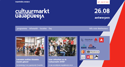Desktop Screenshot of cultuurmarkt.be